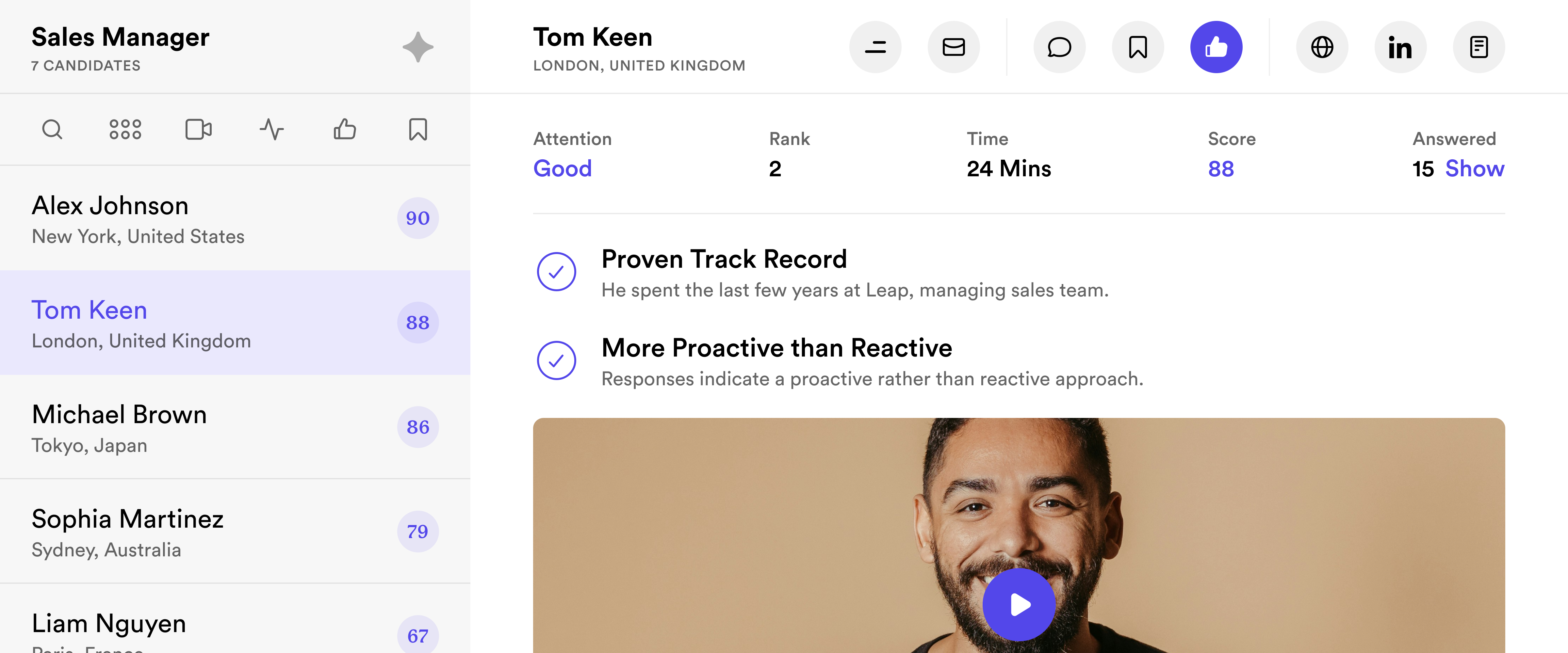 Samespace Circle recruiting platform home dashboard showcasing job openings, candidate pipeline, and AI-powered hiring tools
