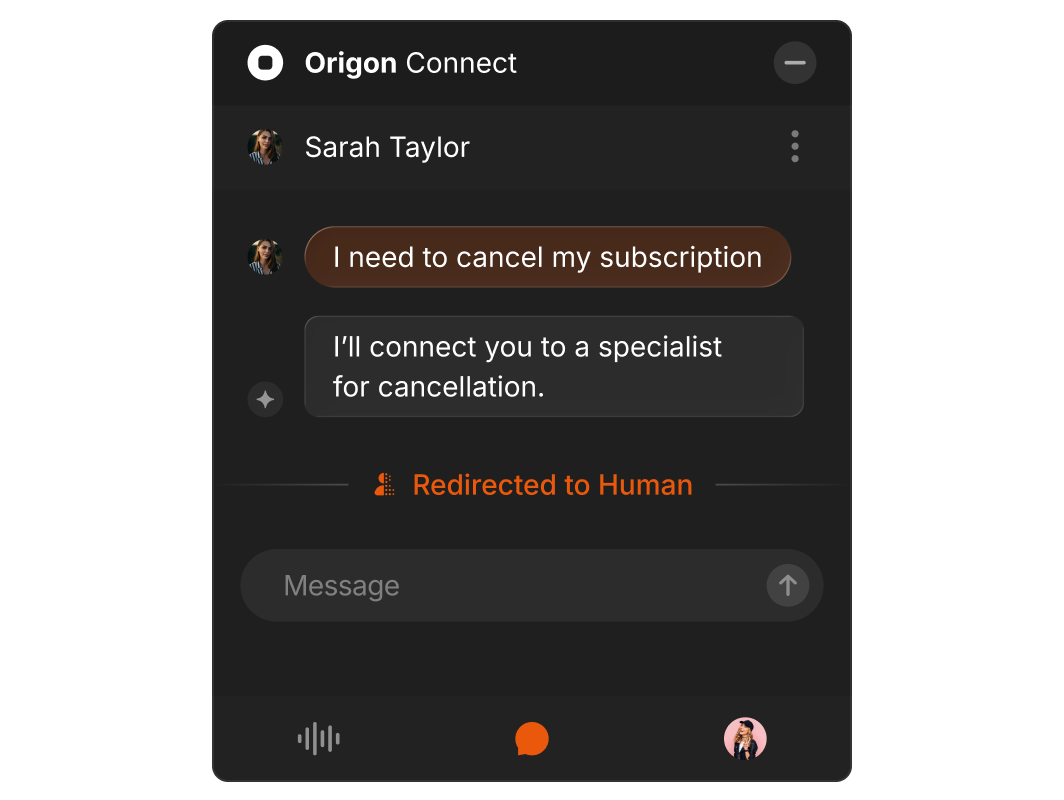 Connect interface